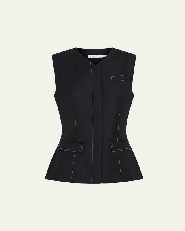 Phillipa Sleeveless Fitted Top